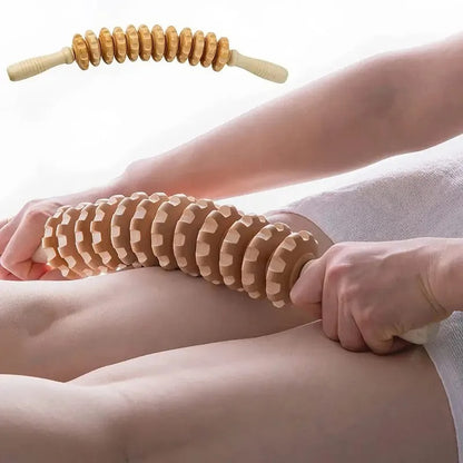 massage couche arriere cuisse avec foam roller