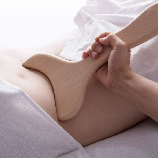 Outil de massage | Bois Naturel Sculptant