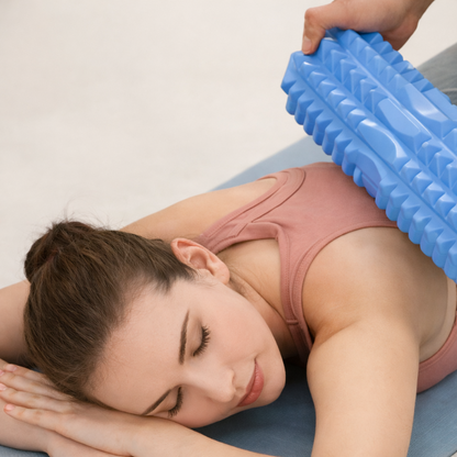 massage dos avec rouleaux de massage