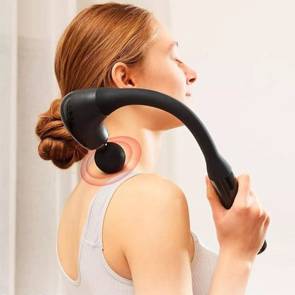 massage facile epaule avec pistolet de massage