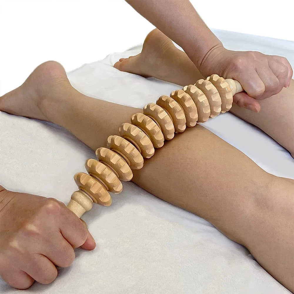 massage mollet avec foam roller