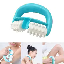 massage multi zones avec masseur anticellulite bleu