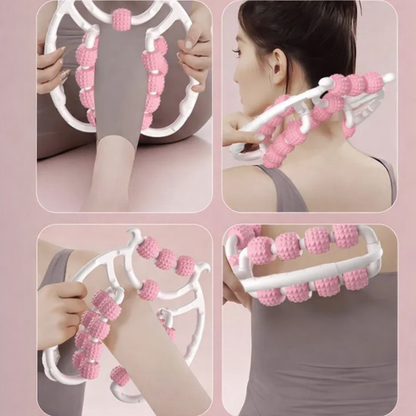 massage multiple avec rouleaux de massage