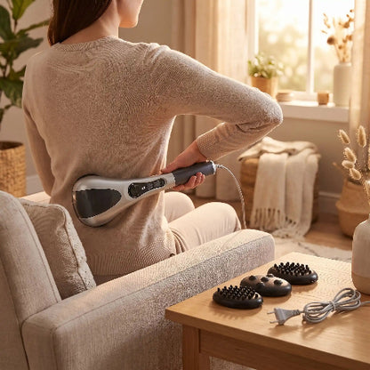 massage sorbre sur canape avec massage dos appareil