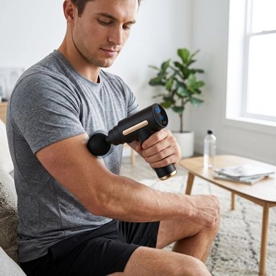 recuperation bras avec pistolet de massage
