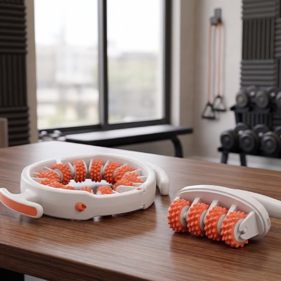 rouleaux de massage orange plus poignet detachable