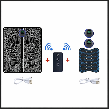 variant 4 tapis pour massage des pieds